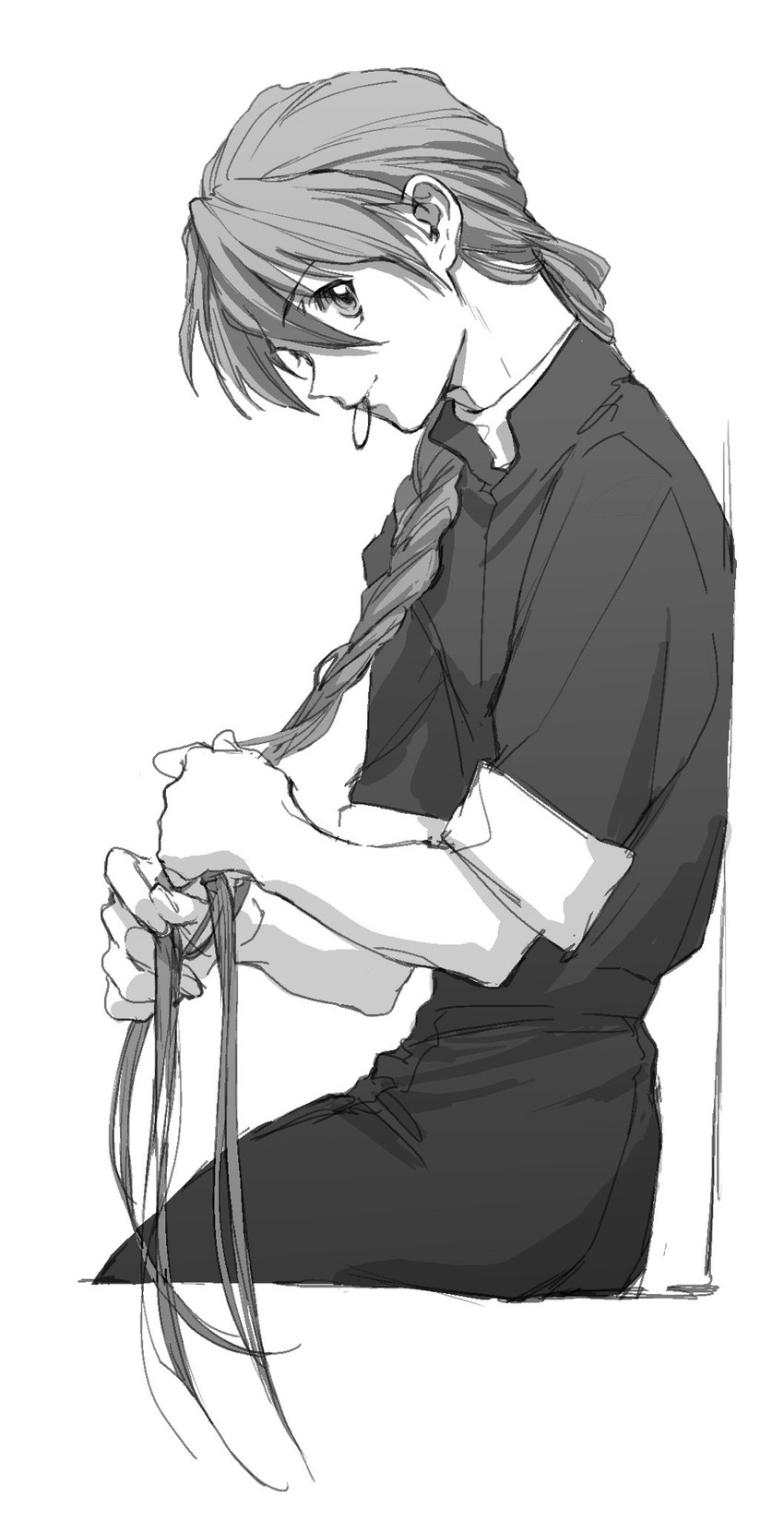 duo maxwell (gundam and 1 more) drawn by oliolio