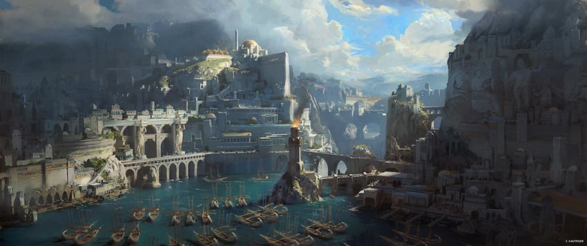 tolkien's legendarium and 1 more drawn by renart