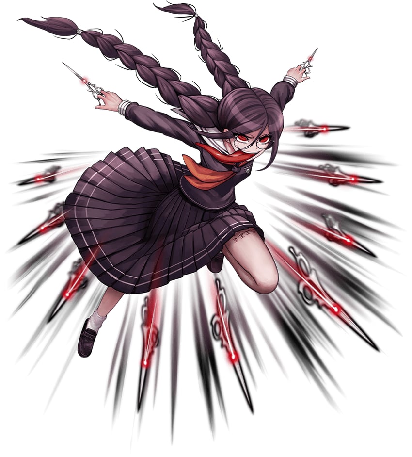 fukawa toko and genocider shou (danganronpa and 2 more)