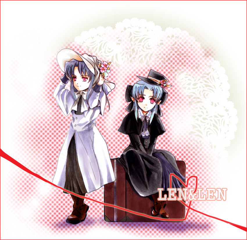 len and white len (tsukihime and 1 more) drawn by aki_(sakami)