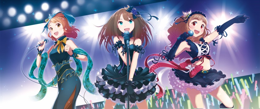 shibuya rin, hojo karen, and kamiya nao (idolmaster and 1 more) drawn by dani-ikapi