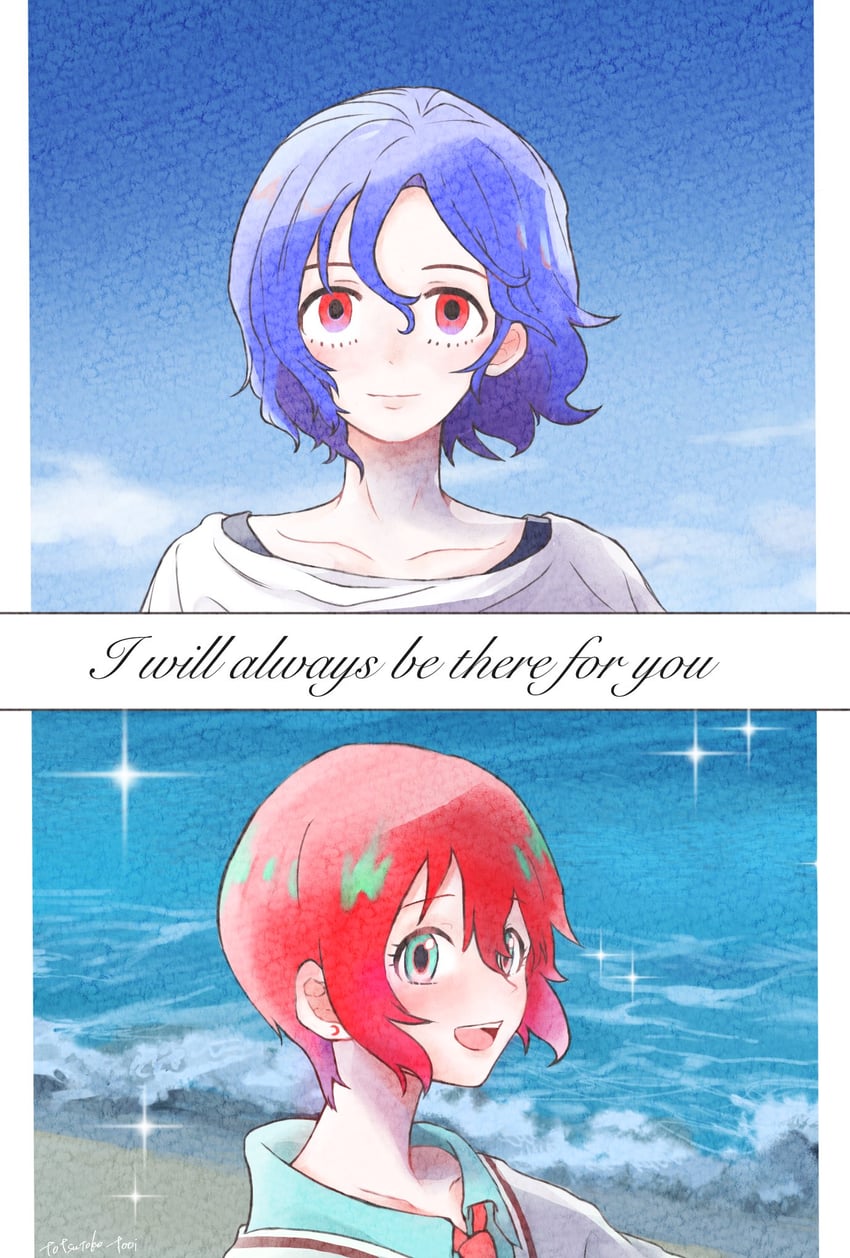 amate yuzuriha and shuji ito (gundam and 1 more) drawn by totsutoko_tooi