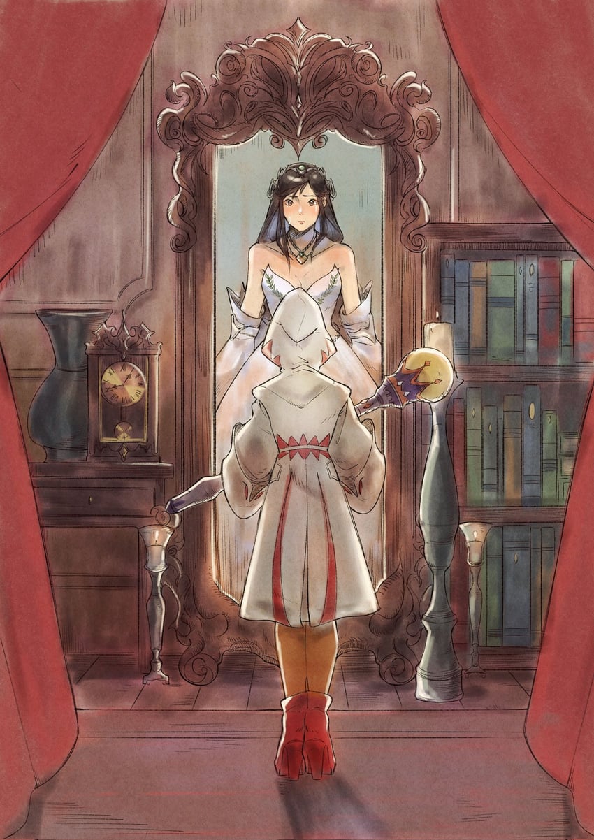 garnet til alexandros xvii (final fantasy and 1 more) drawn by mmariesr
