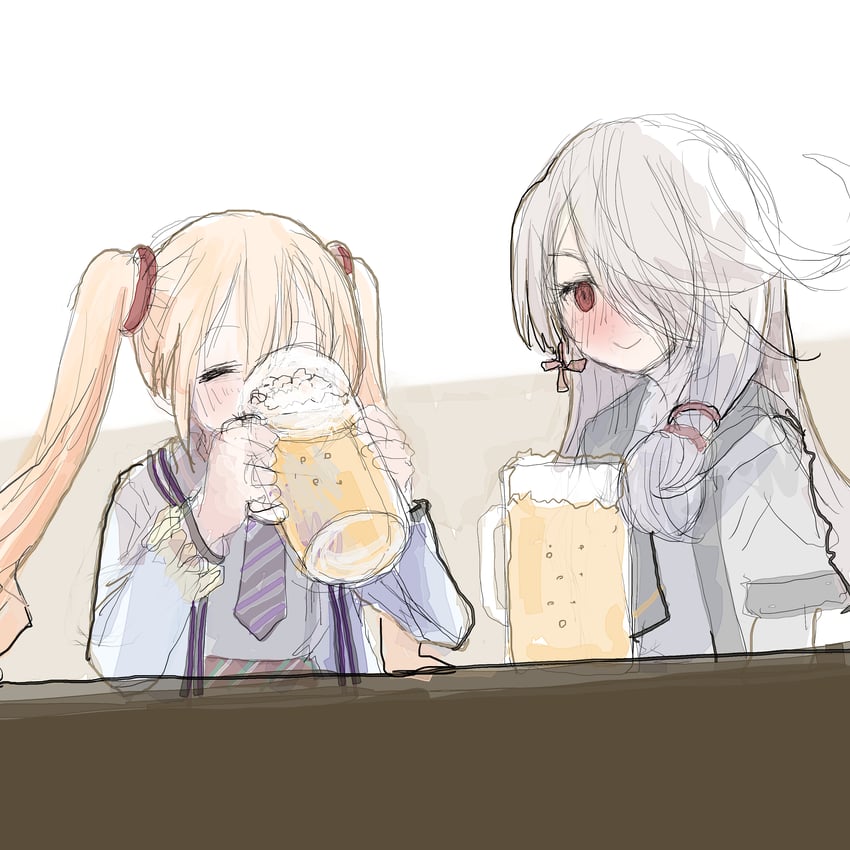 yukari miyuri and mizuki rui (mahou shoujo madoka magica and 1 more) drawn by 86thunder