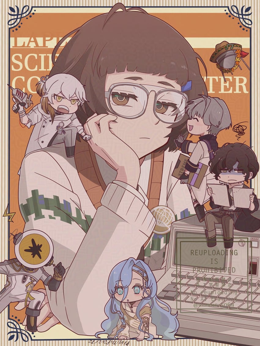 37, medicine pocket, x, enigma, ulrich, and 2 more (reverse:1999) drawn by amanatsu_(amanatu5069)