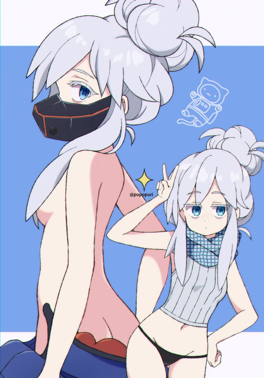 deux murasame (gundam and 1 more) drawn by popo_(popopuri)