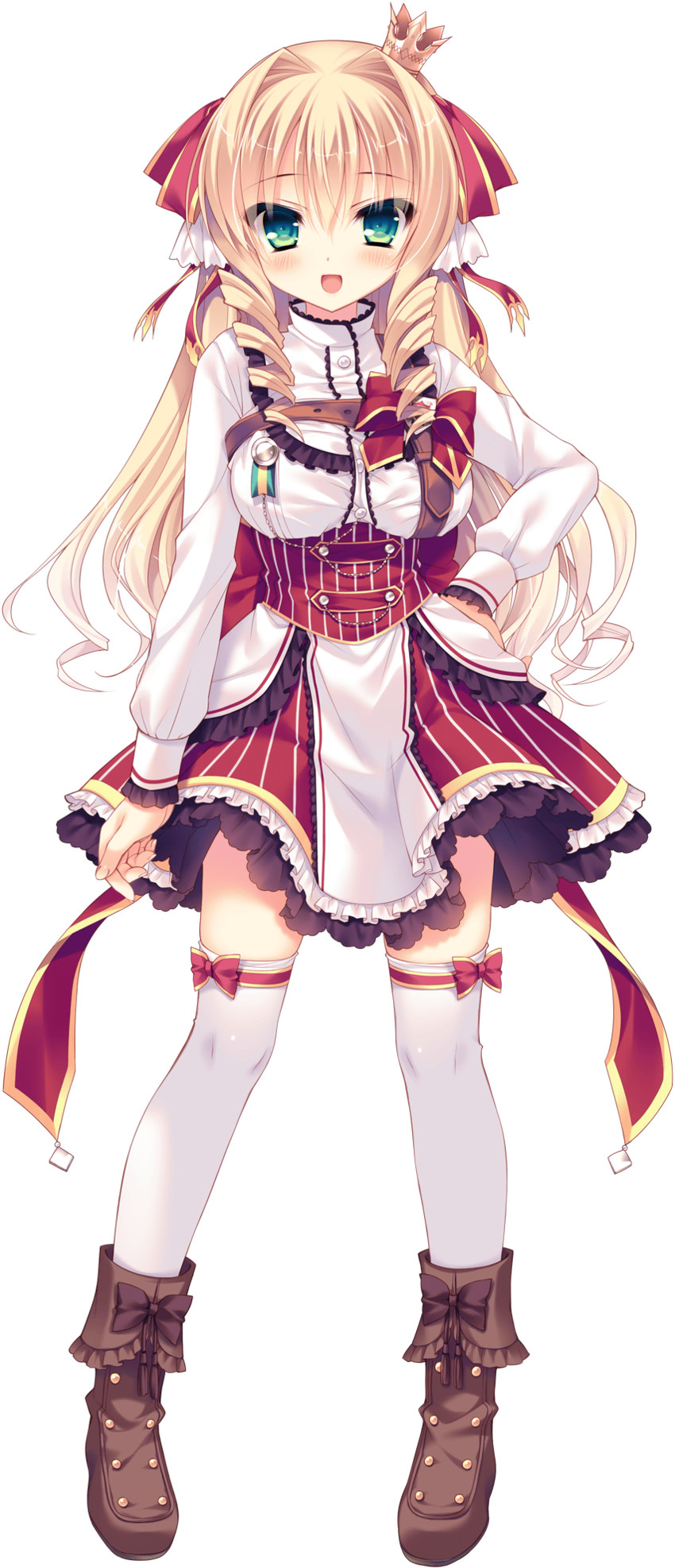 marigold bruette erland (love love princess) drawn by hinata_mutsuki and wori