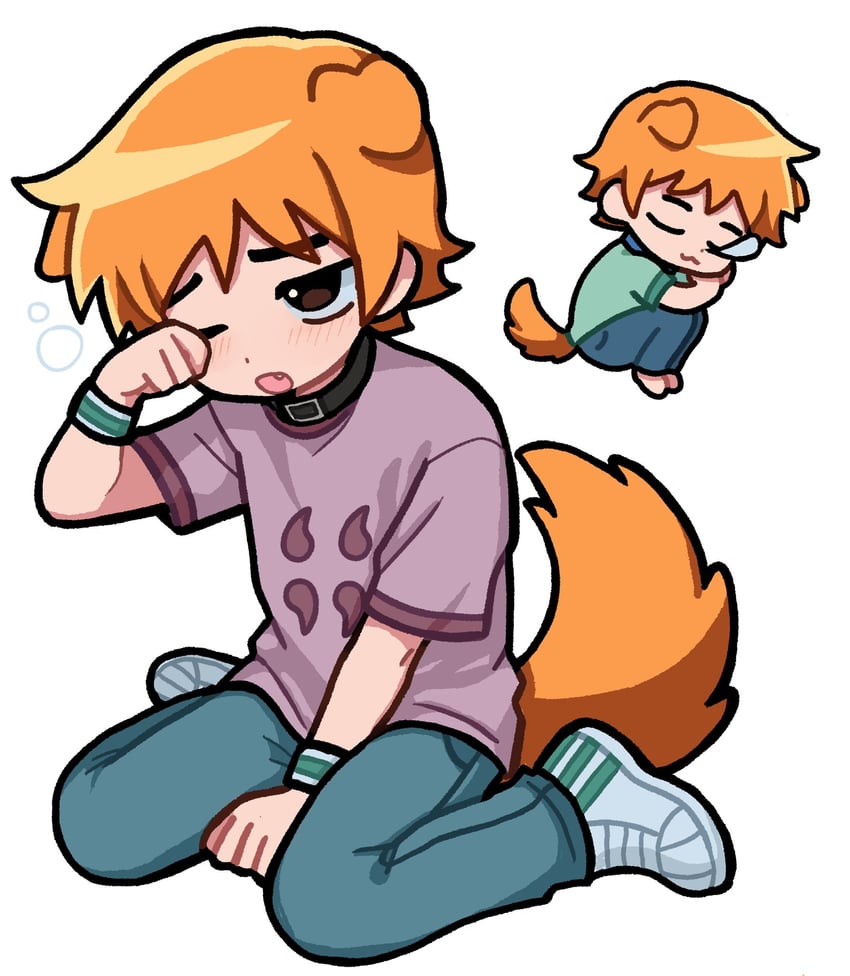 scott pilgrim (scott pilgrim and 1 more) drawn by re_adamator