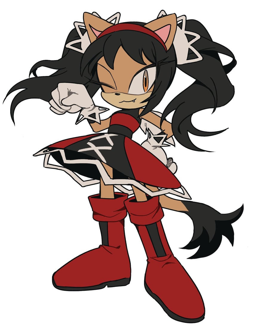 honey the cat (sonic and 2 more) drawn by unneul