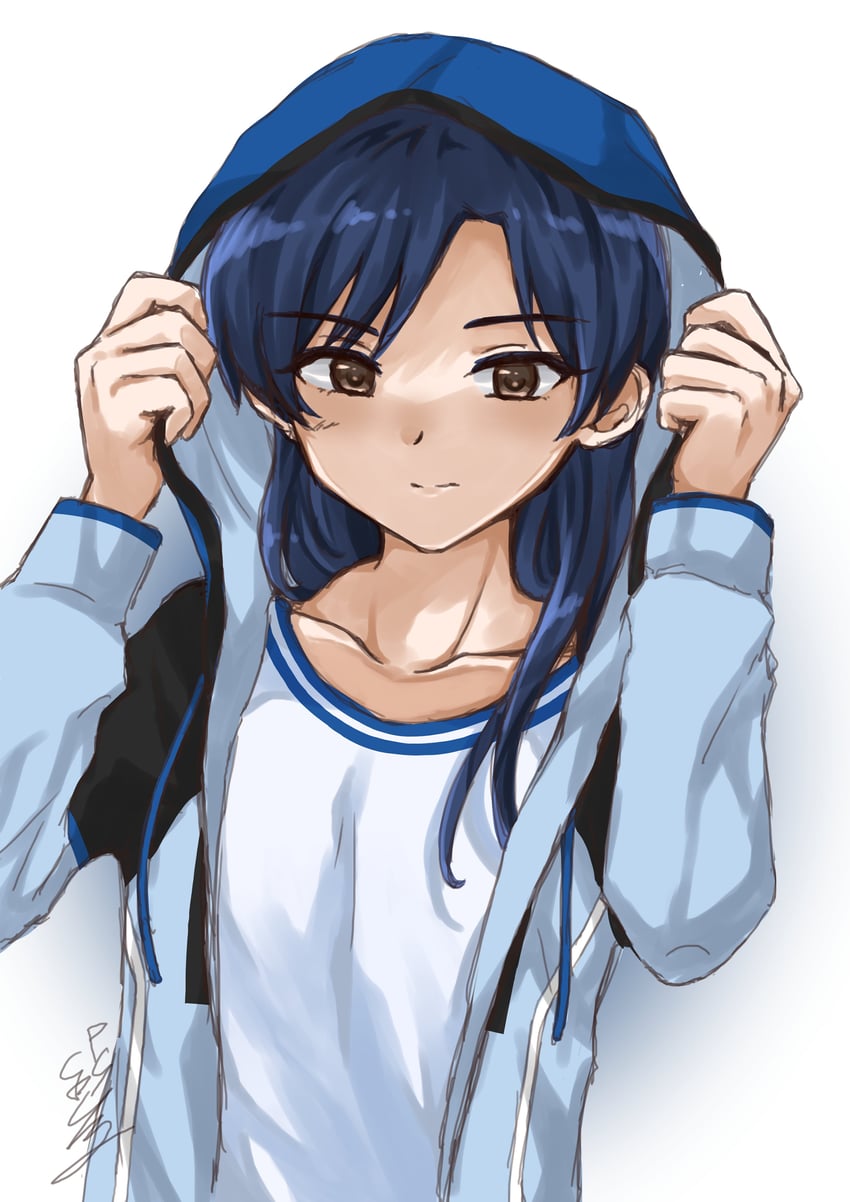 kisaragi chihaya (idolmaster and 1 more) drawn by toshiki74_p