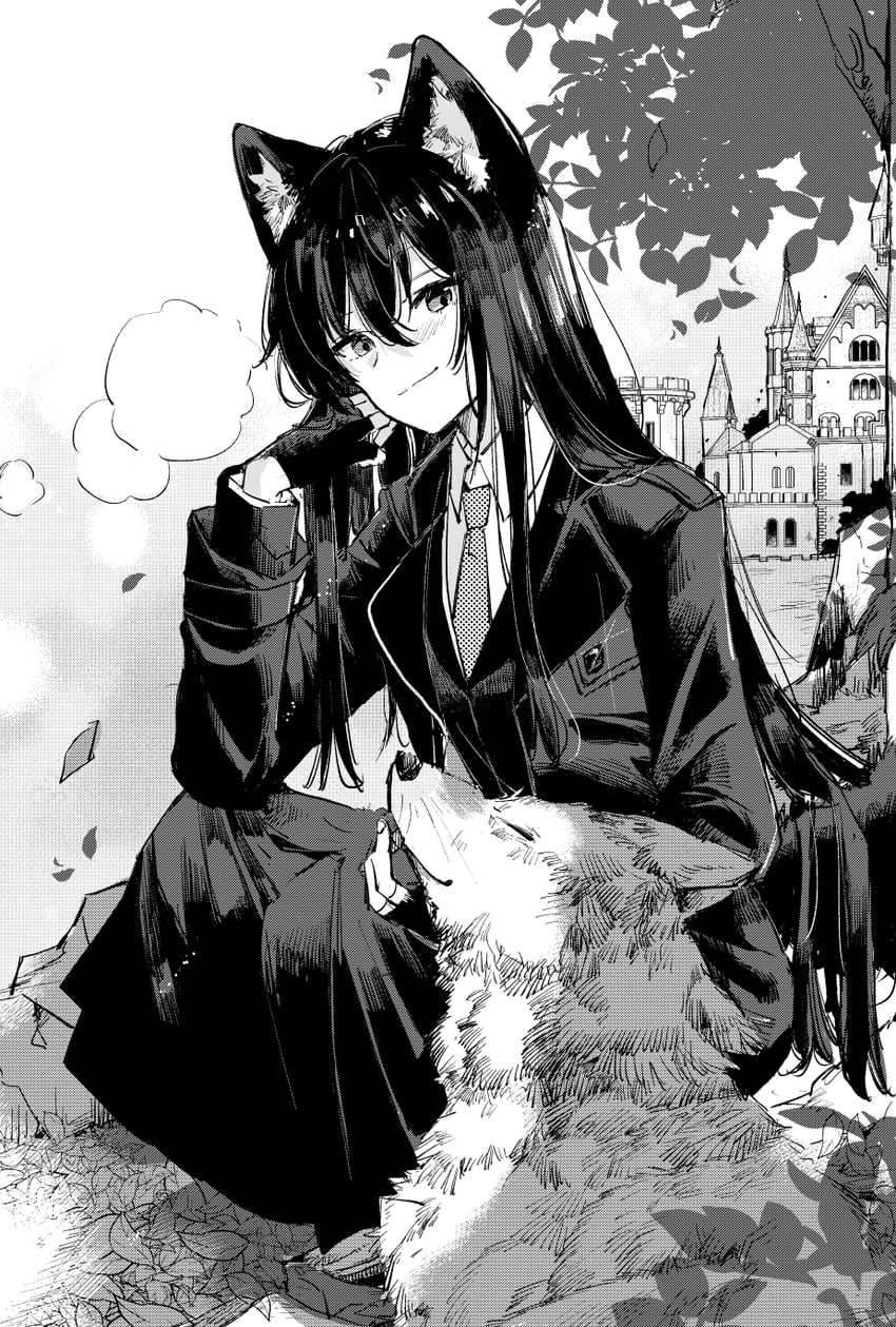 rikujo aki (ookami no kawa o kabutta hitsujihime) drawn by mito_(go!go!king!)