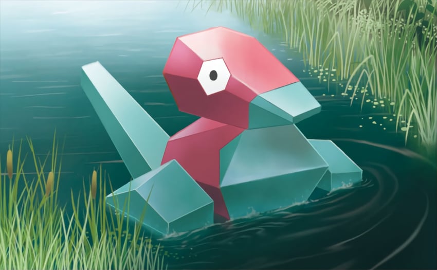 porygon (pokemon and 1 more) drawn by suwama_chiaki