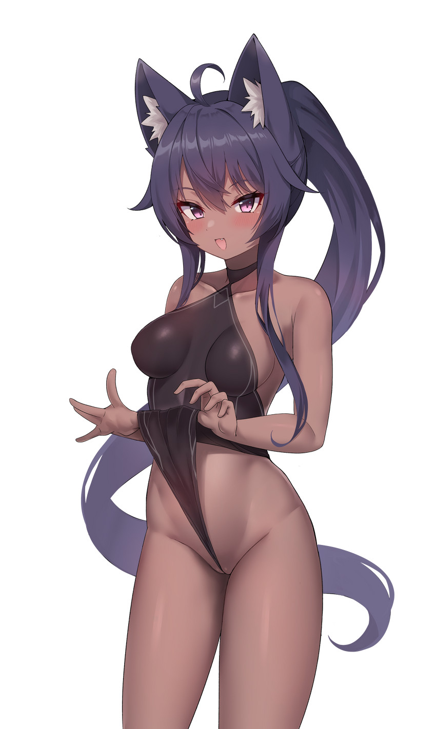 brown kemomimi-chan (original and 1 more) drawn by kumarang