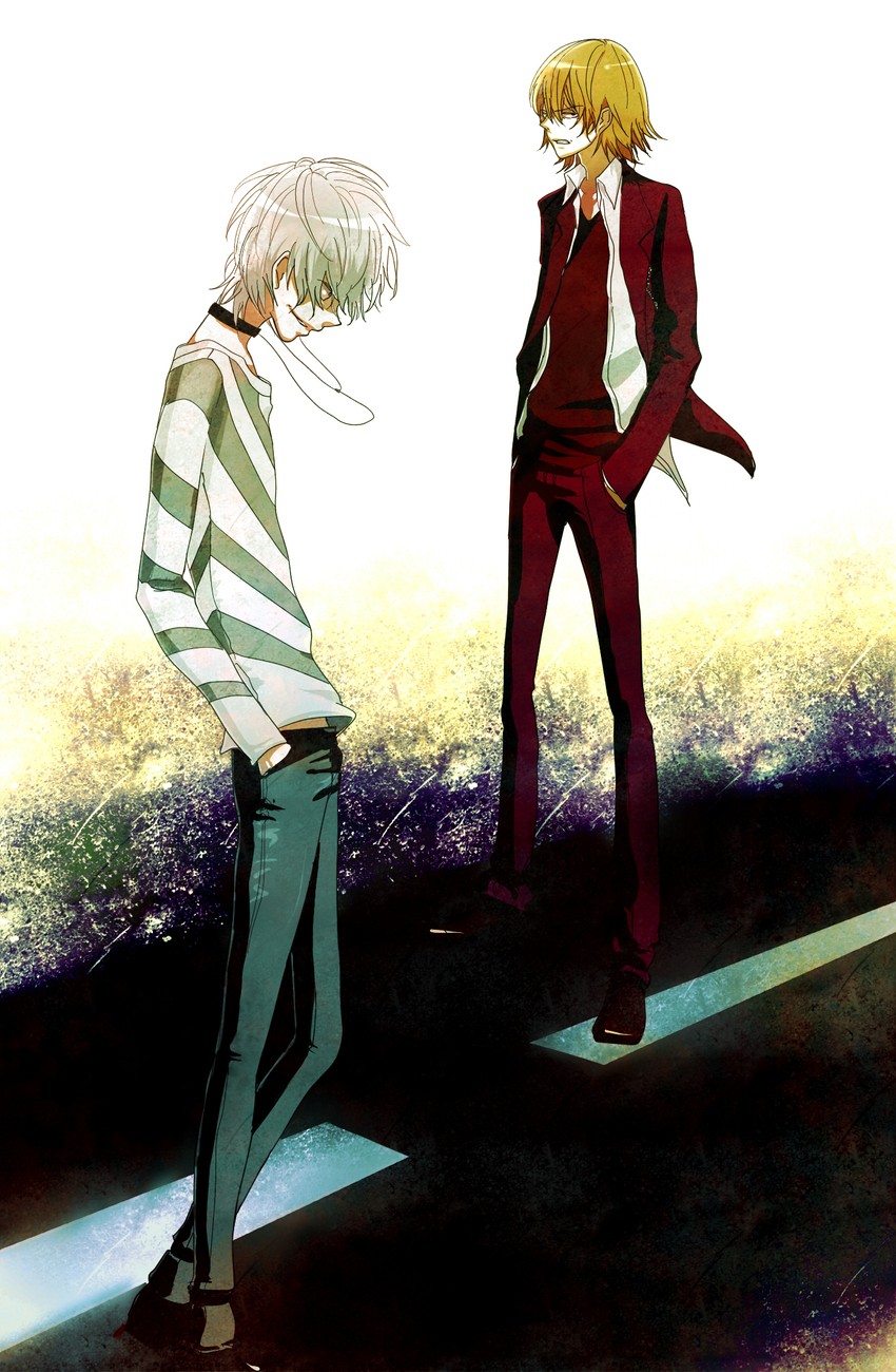 accelerator and kakine teitoku (toaru majutsu no index) drawn by luco_(hgrvkg1015)