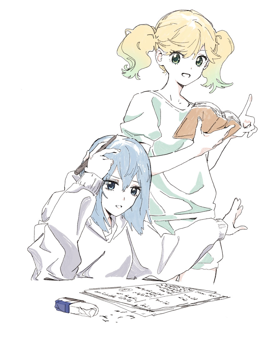 watanabe sarasa and narata ai (kageki shoujo!!) drawn by bloom_into_me15