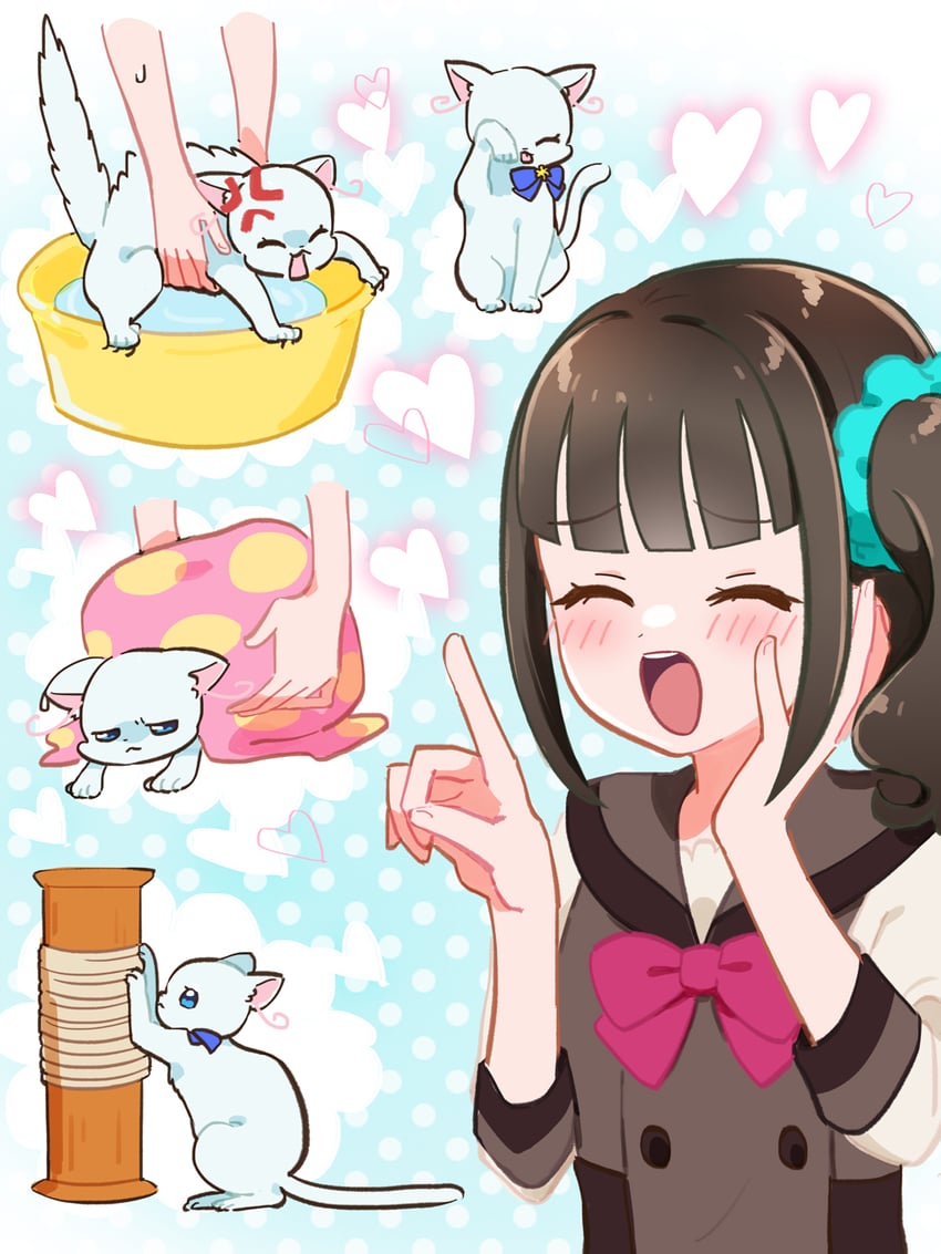 nekoyashiki yuki and nekoyashiki mayu (precure and 1 more) drawn by nekoko_(nekonekonya)