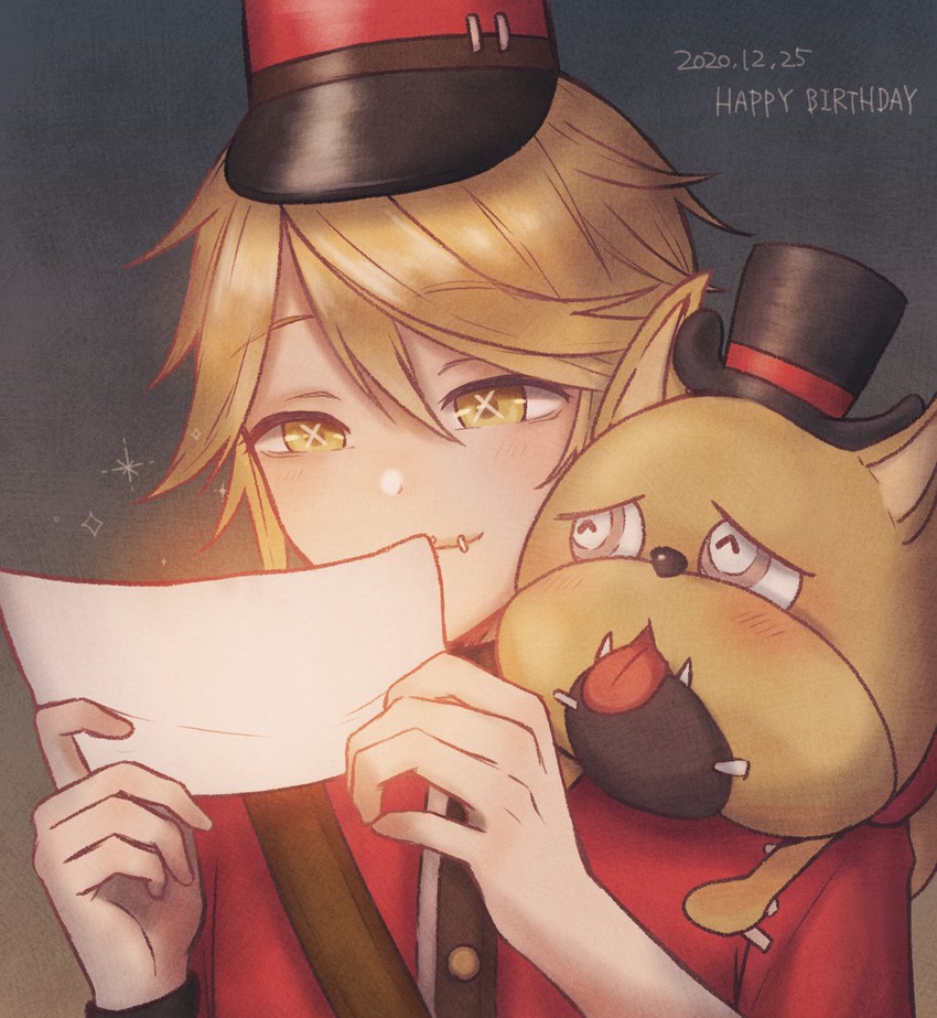 victor grantz and wick (identity v) drawn by mohuo