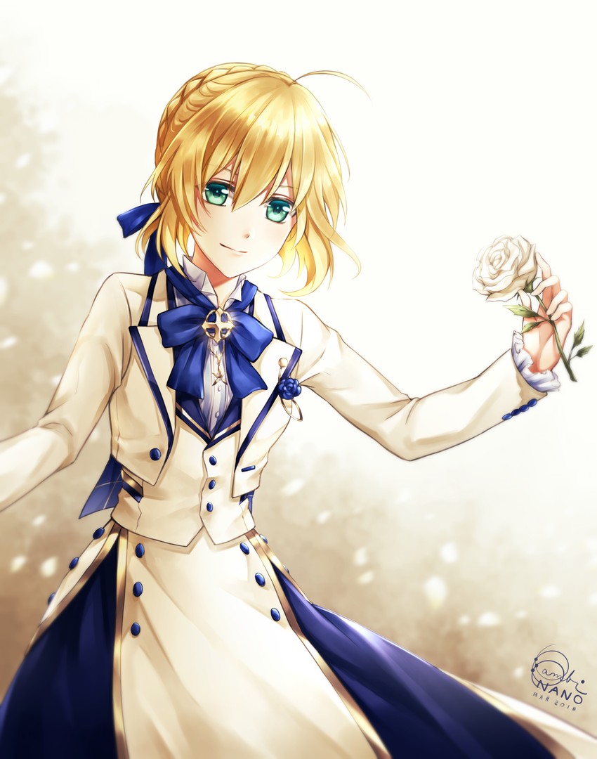 artoria pendragon, saber, and arthur pendragon (fate and 2 more) drawn by bambi_nano