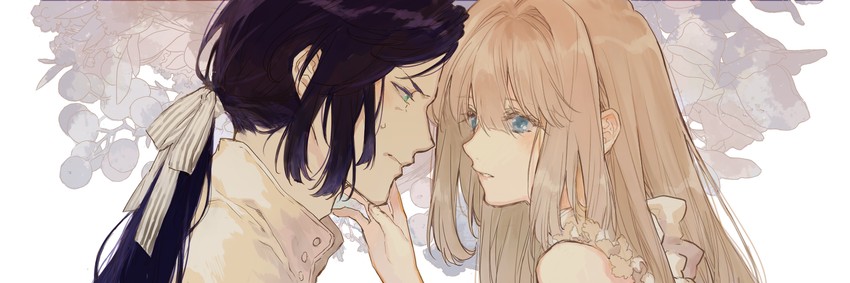 violet evergarden and dietfried bougainvillea (violet evergarden) drawn by motiitigo