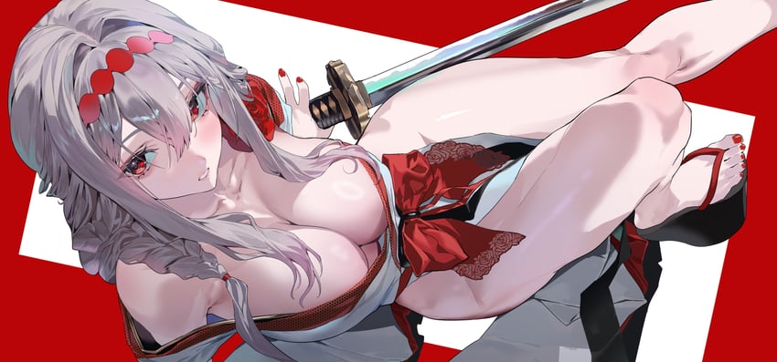 scarlet (goddess of victory: nikke) drawn by ikuchan_kaoru