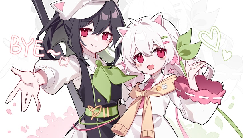 ruan miemie and miao jiujiu (bcy) drawn by bing_zizi