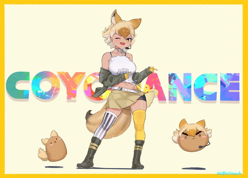 coyote and coyopotato (kemono friends and 1 more) drawn by beleven