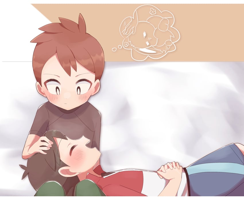 chase and trace (pokemon and 1 more) drawn by hachi_(hachi_sin)