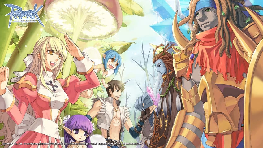 high priest, whitesmith, and neat etorr (ragnarok online) drawn by leona_(pixiv)