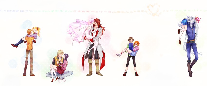 hoshizora miyuki, higashi setsuna, shirabe ako, kasugano urara, wolfrun, and 6 more (precure and 5 more) drawn by noah_(livas)