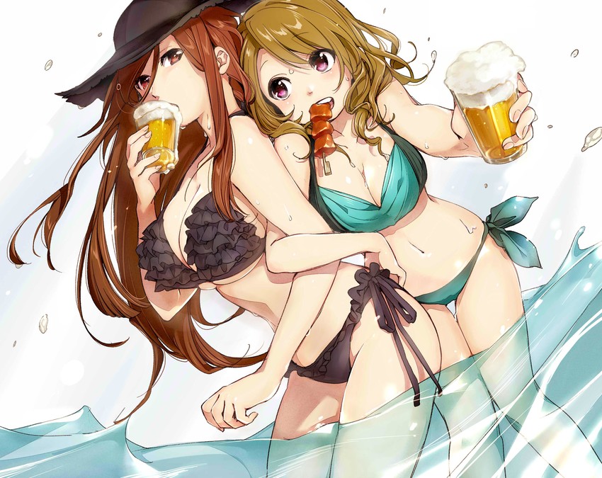 tsuyuko and machiko akira (koufuku graffiti) drawn by kawai_makoto