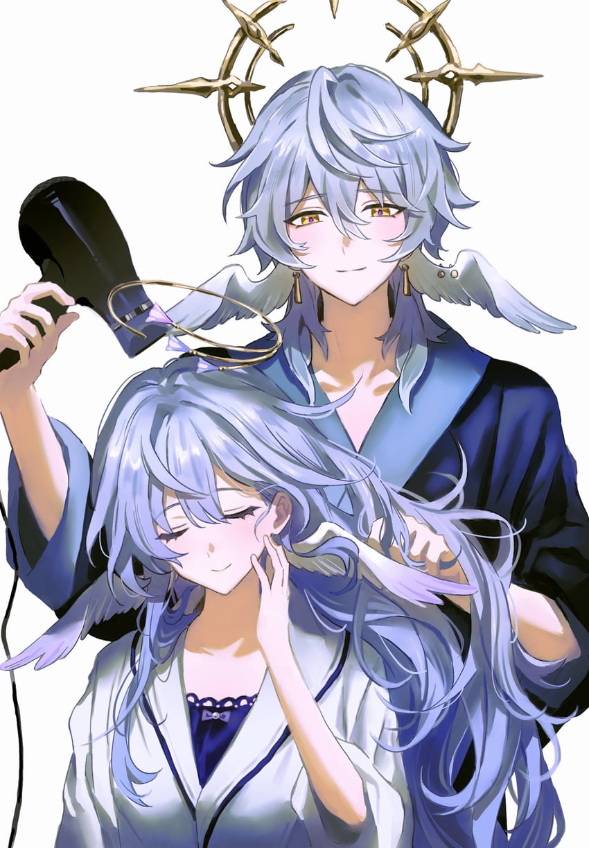 robin and sunday (honkai and 1 more) drawn by 0p78xopwsj83779