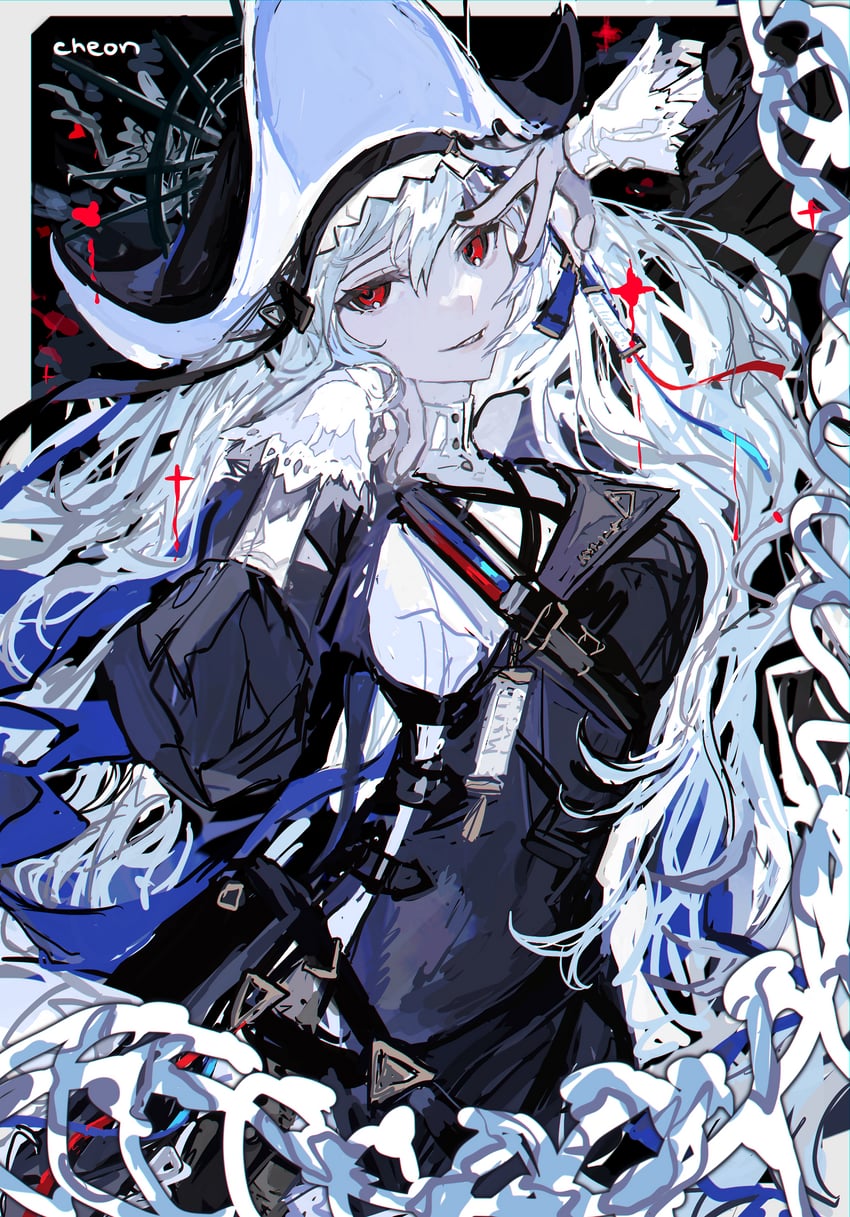 specter and specter the unchained (arknights) drawn by supercalifraglistcexpialidocio