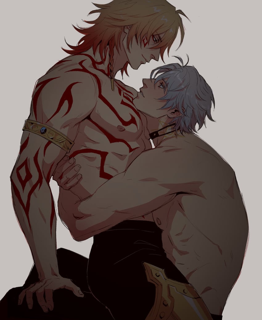 phainon and mydei (honkai and 1 more) drawn by donlemefo