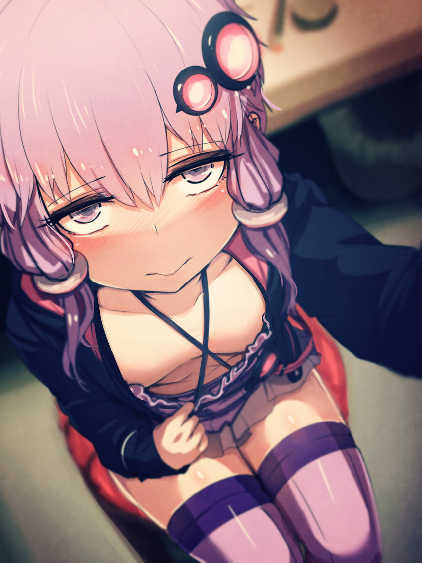 yuzuki yukari (vocaloid and 1 more) drawn by at2.