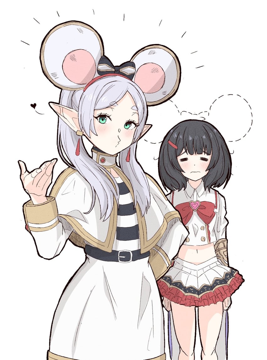 frieren, vikala, and tanezaki atsumi (granblue fantasy and 1 more) drawn by blunz