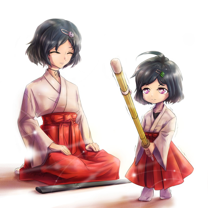 creeper and urushibara luka (steins;gate and 1 more) drawn by tabix0819