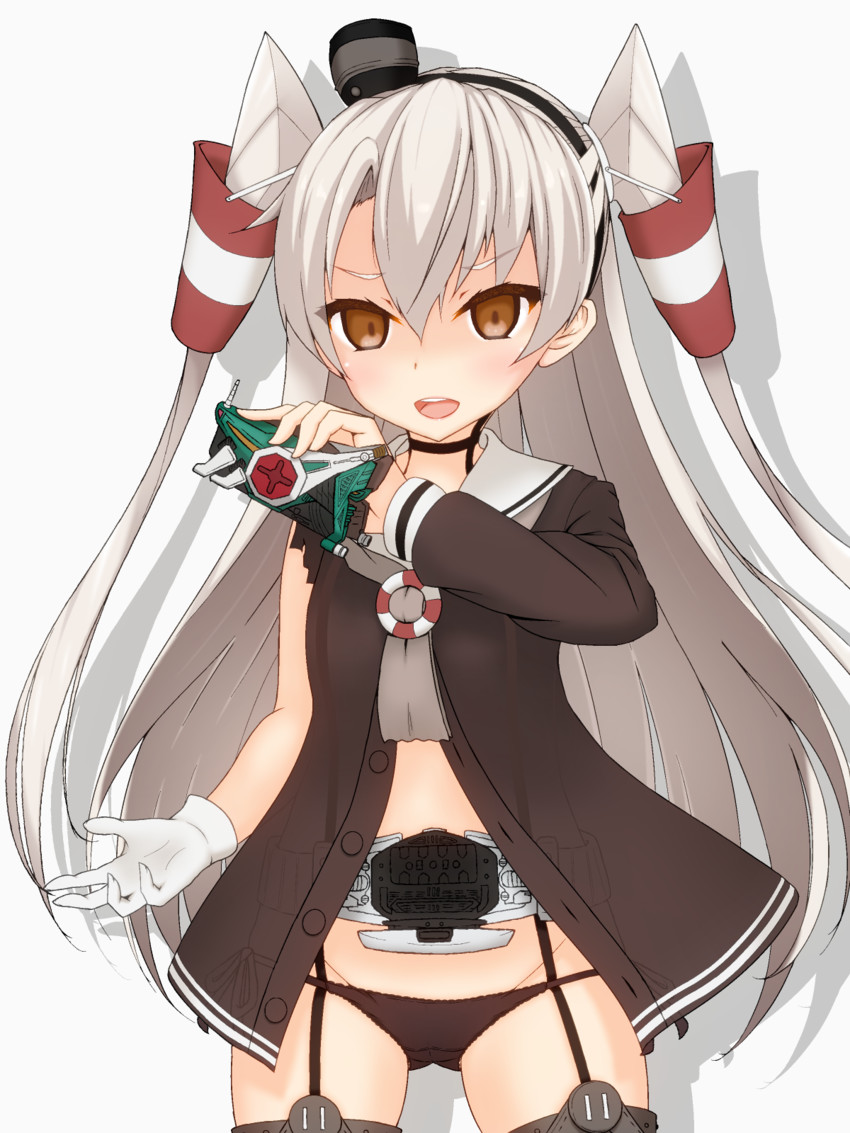 amatsukaze and kamen rider kick hopper (kantai collection and 2 more) drawn by asakura_meito