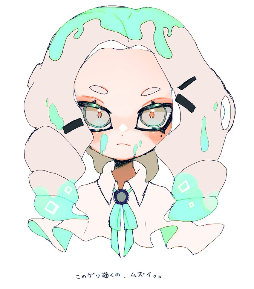 octoling player character and octoling girl (splatoon) drawn by splash_kuro3