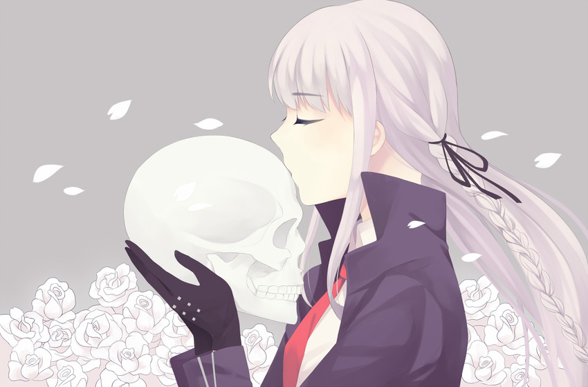 kirigiri kyoko (danganronpa and 1 more) drawn by deliciosaberry