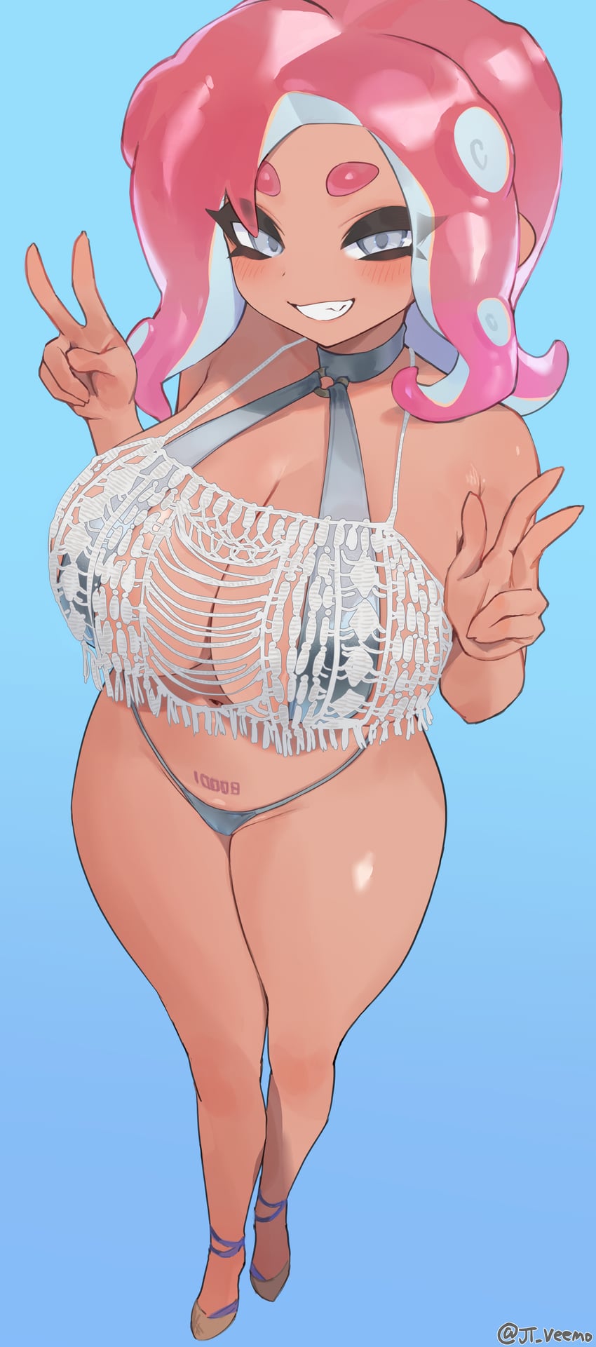 agent 8 (splatoon and 2 more) drawn by jtveemo