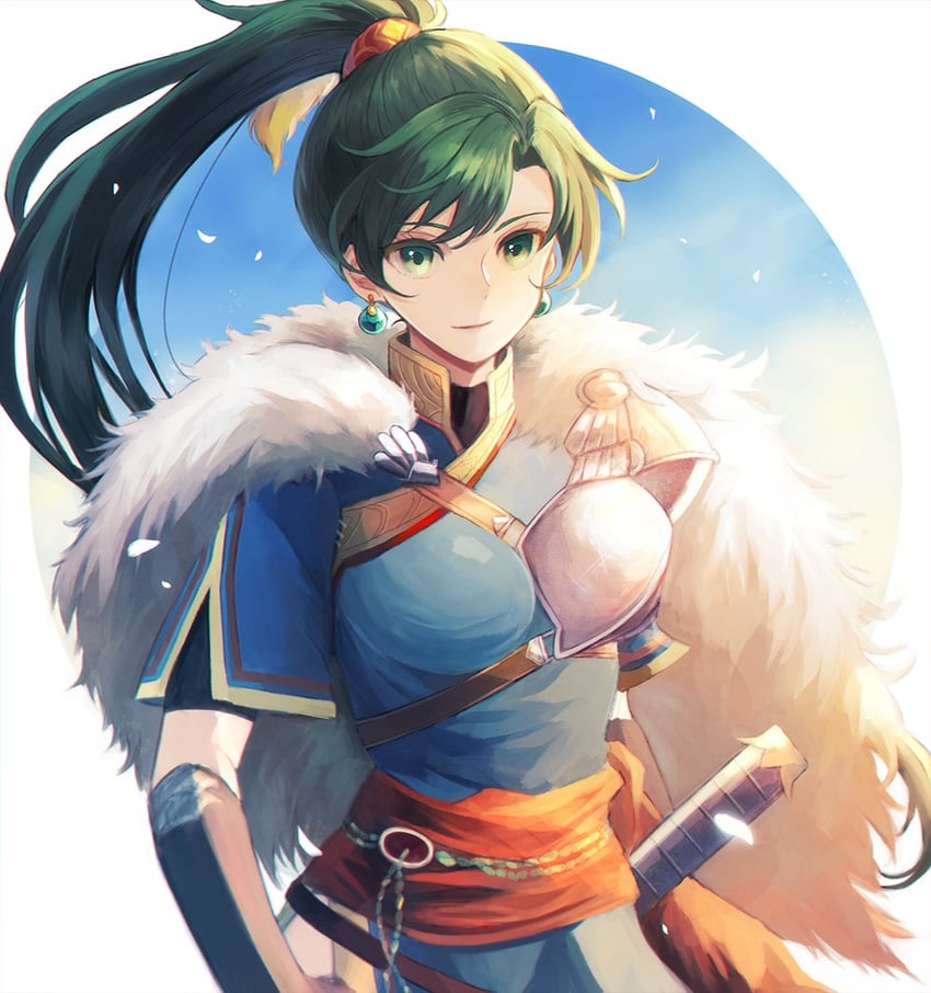 lyn (fire emblem and 1 more) drawn by kro