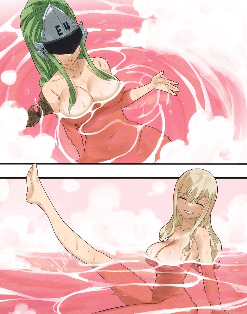 rebecca bluegarden and witch regret (eden's zero) drawn by gaston18
