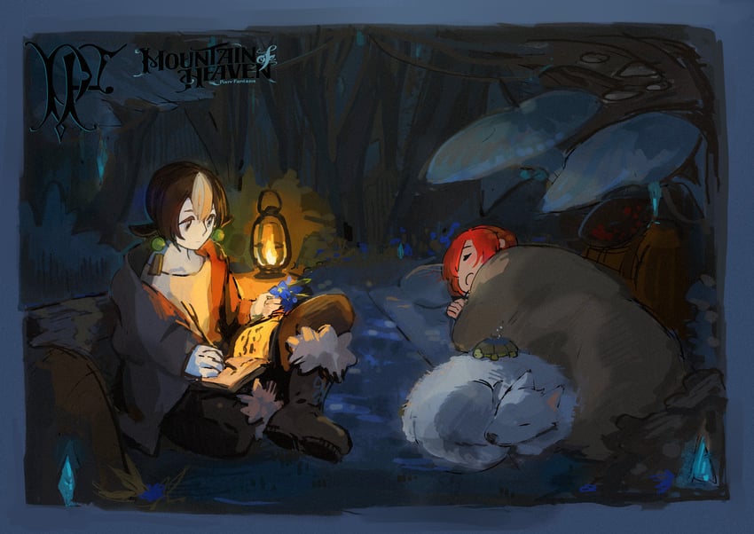agneta and luo (pixiv fantasia and 1 more) drawn by bk-love