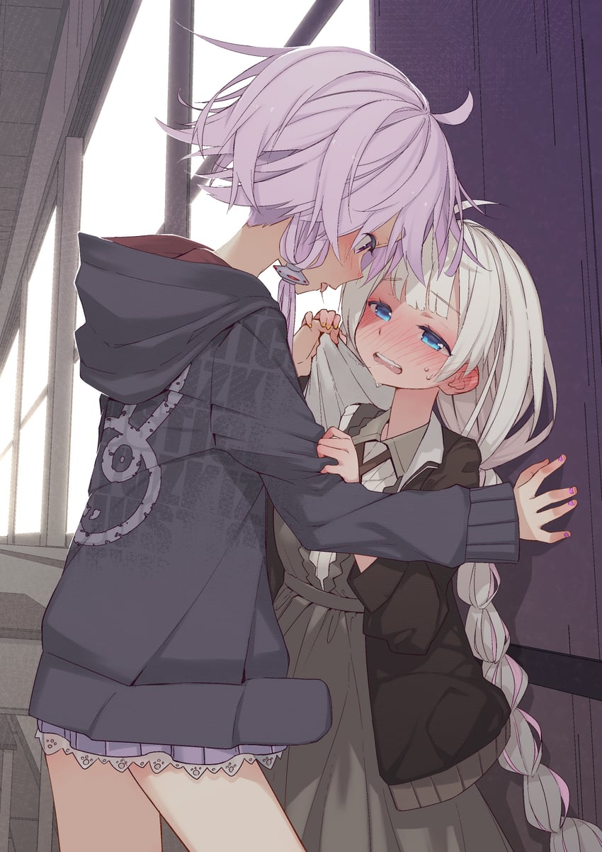 yuzuki yukari and kizuna akari (voiceroid) drawn by yamadori_seika