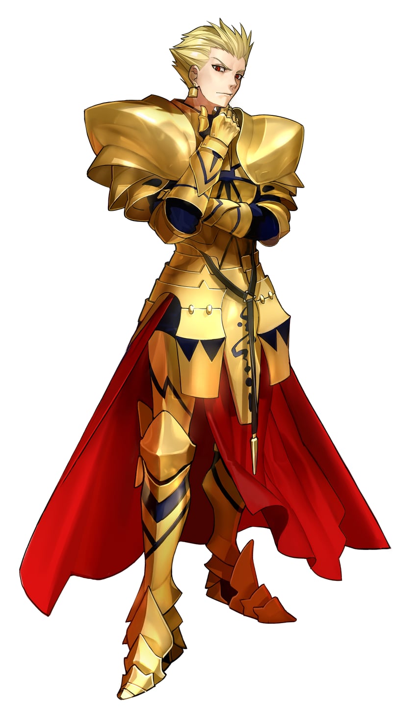 gilgamesh (fate and 2 more) drawn by wada_arco