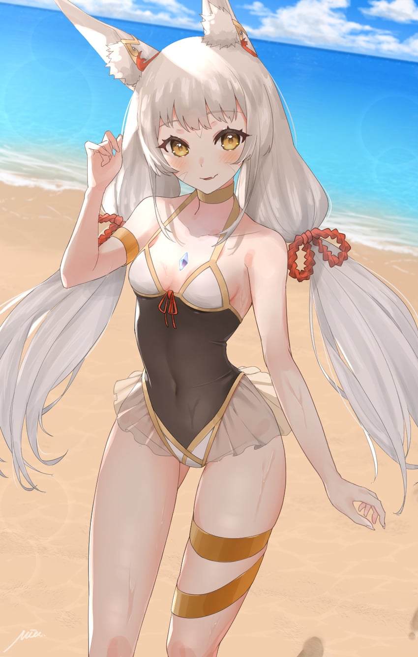 nia (xenoblade chronicles and 1 more) drawn by mia_cbx