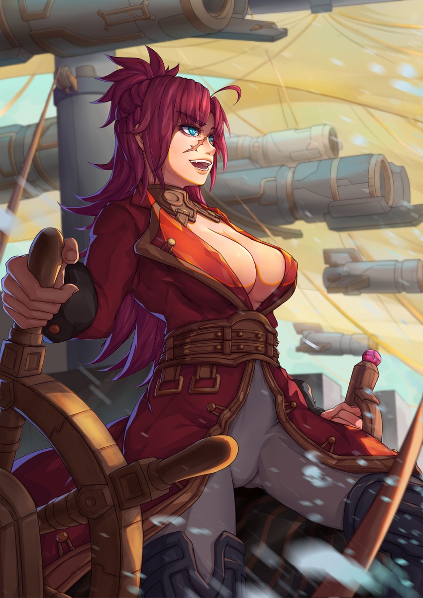 francis drake (fate and 1 more) drawn by muou_(muou233)