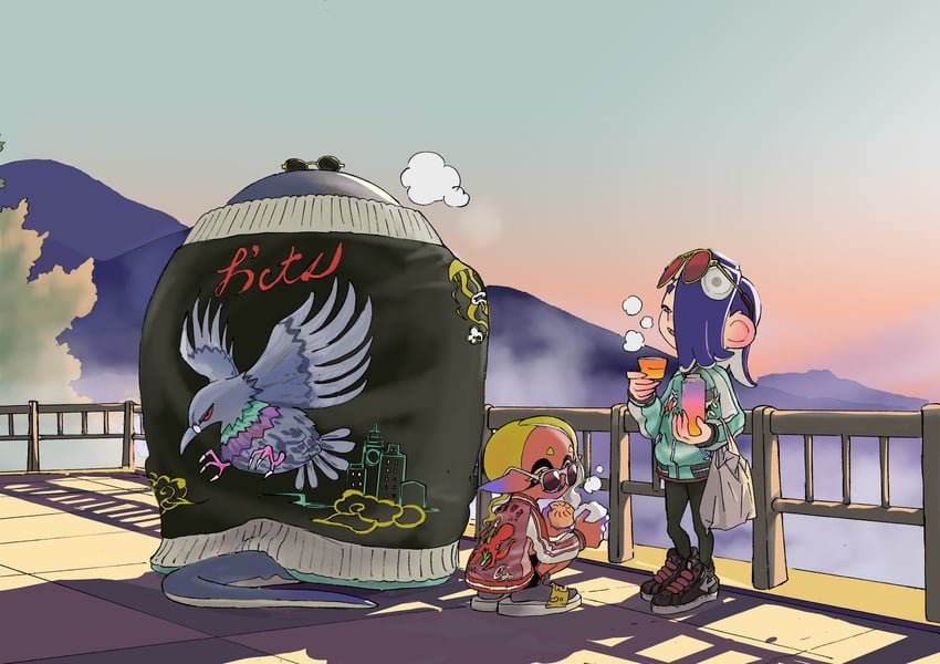 shiver, frye, and big man (splatoon and 1 more) drawn by ke_sarami
