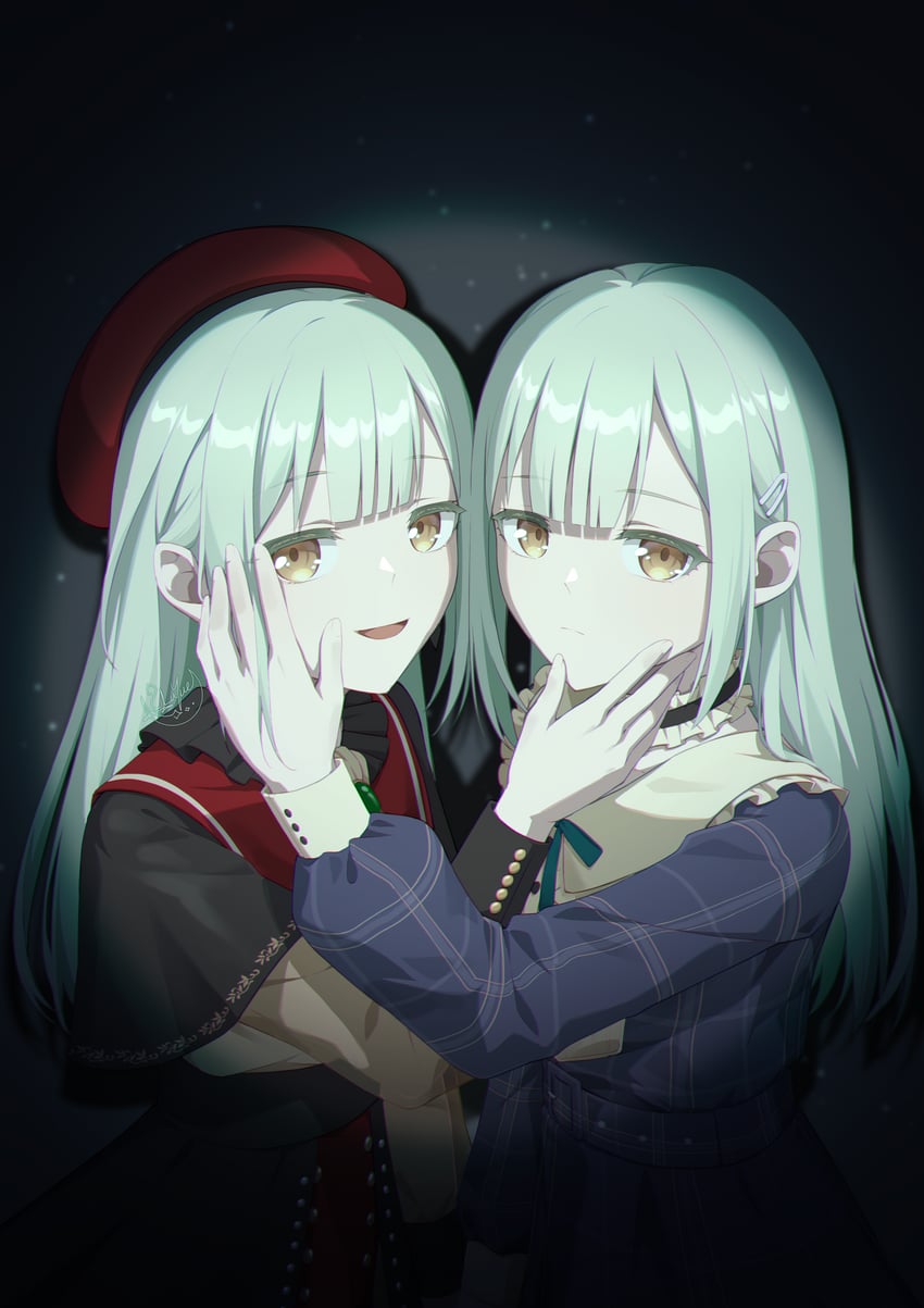 wakaba mutsumi and mortis (bang dream! and 1 more) drawn by luyue