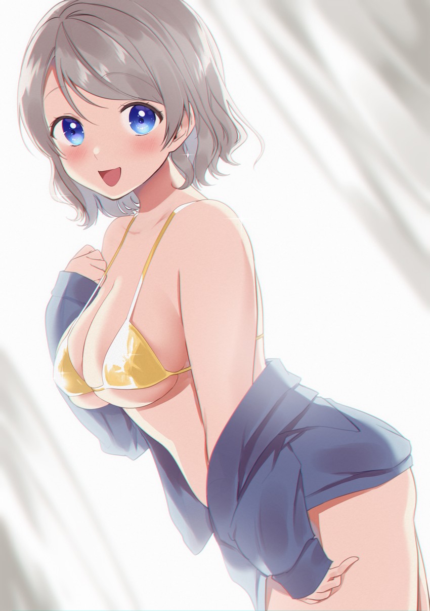 watanabe you (love live! and 1 more) drawn by kazepana